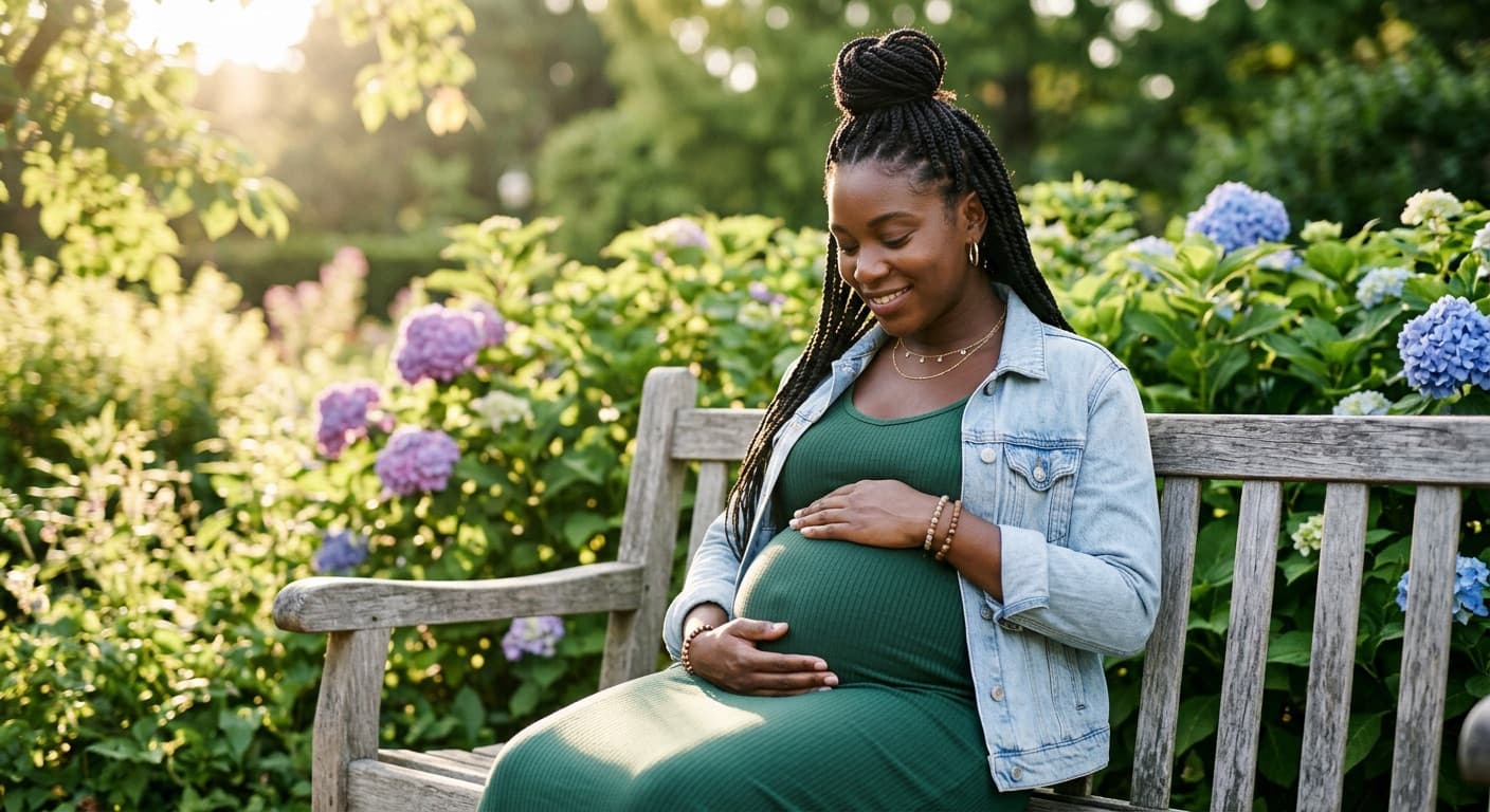 Pregnant woman receiving gentle chiropractic care at Advanced Wellness Chiropractic in Bridgeton, MO
