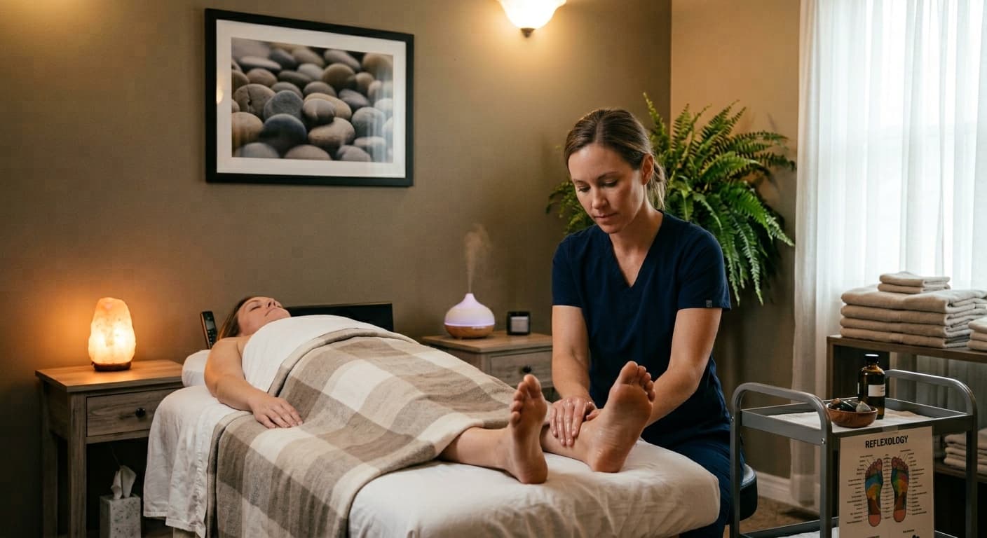 Therapeutic massage therapy session at Advanced Wellness Chiropractic in Bridgeton, MO