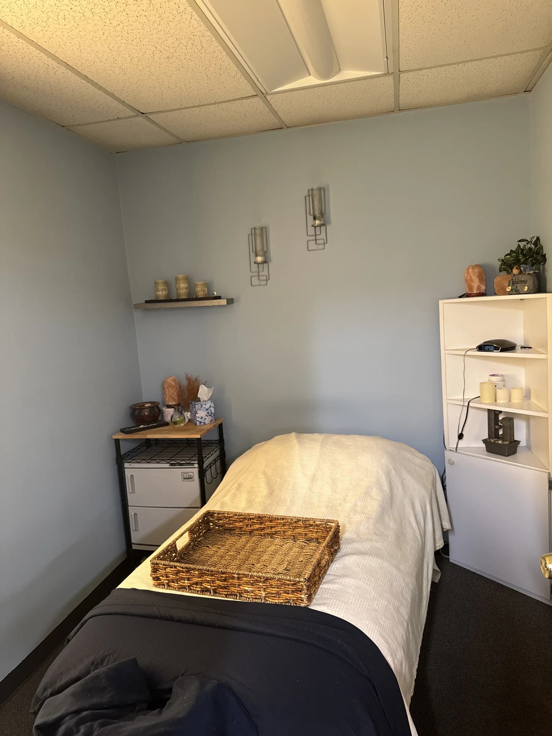 Massage room at Advanced Wellness Chiropractic in Bridgeton