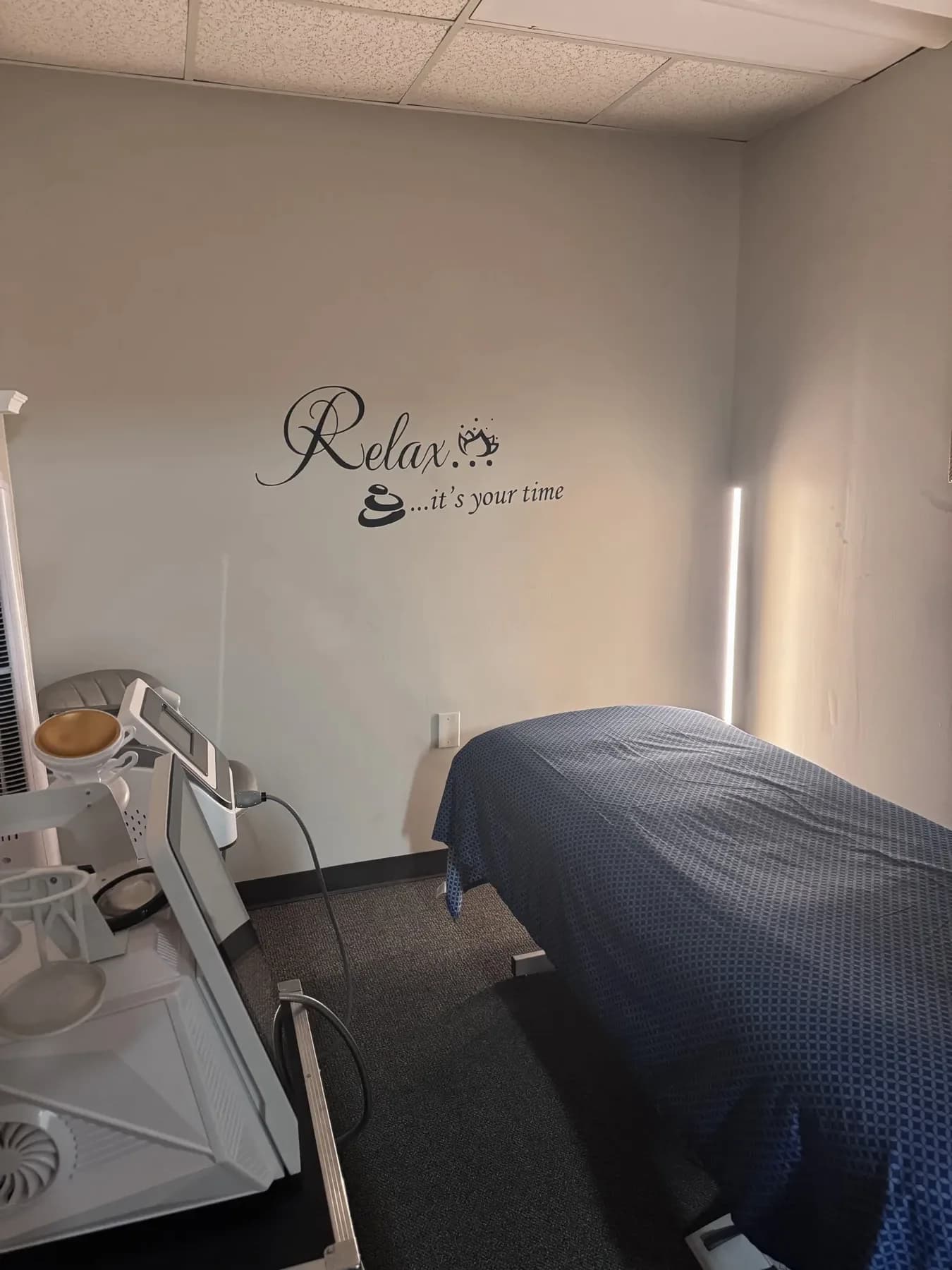 Shockwave therapy room at Advanced Wellness Chiropractic